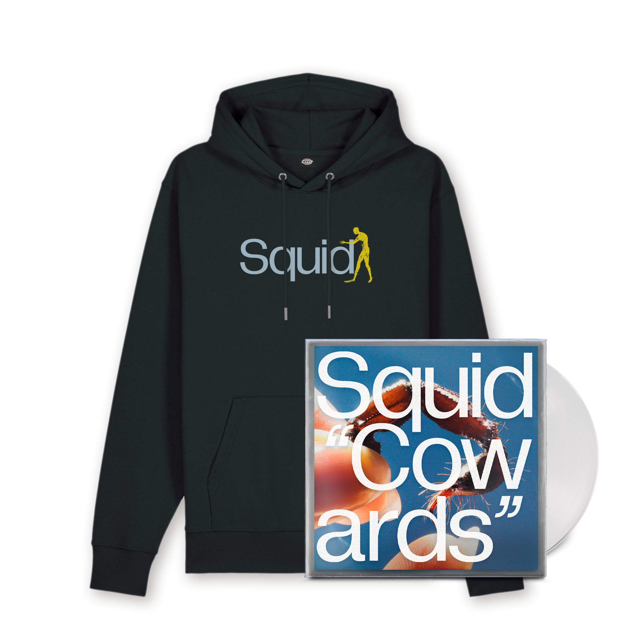 Cowards + Hoodie Bundles. Bundle - Clear Vinyl + Hoodie