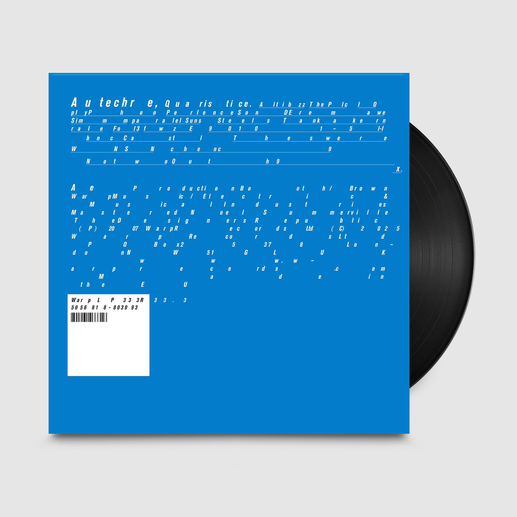 Quaristice by Autechre - Releases - WARP