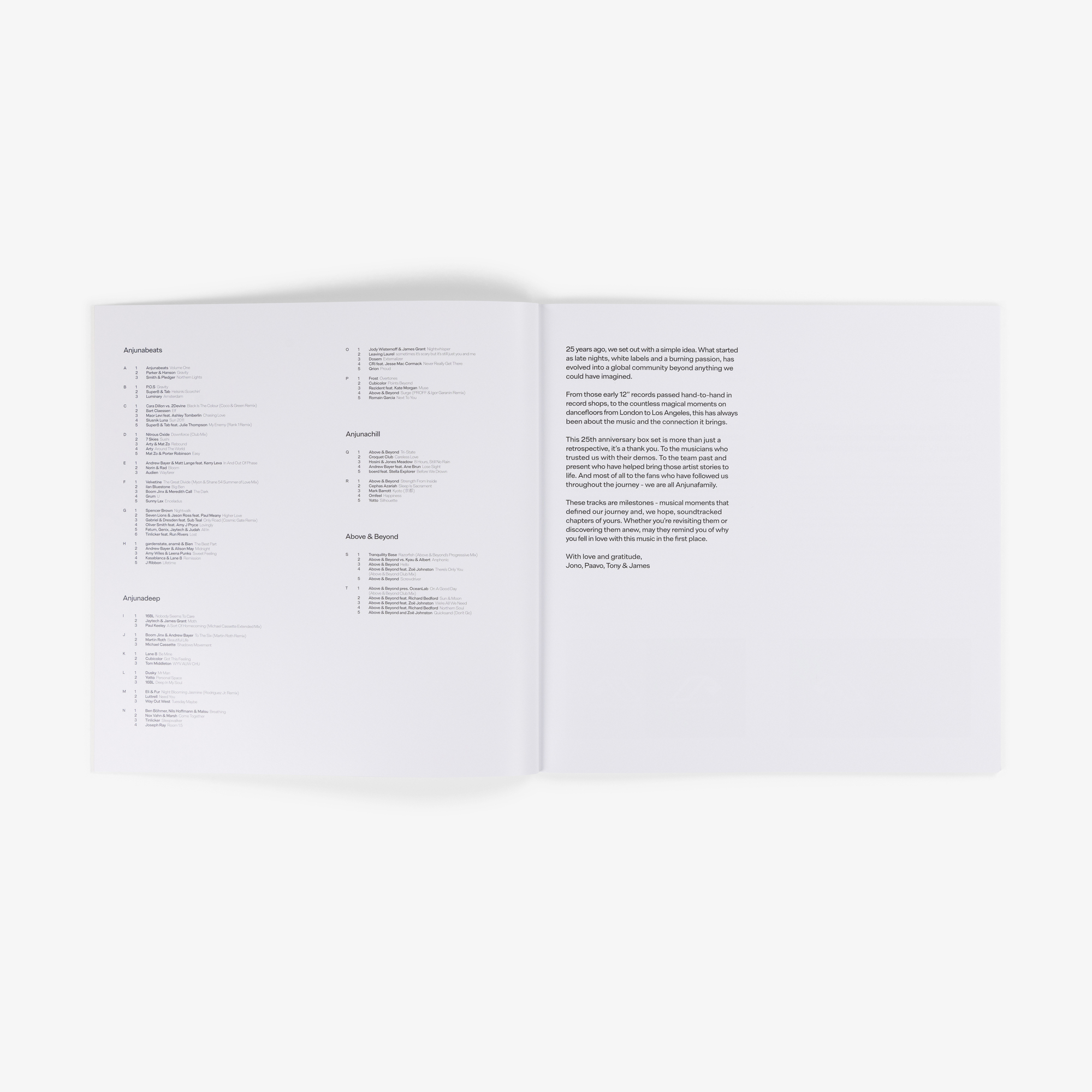 Anjuna25 Anniversary Vinyl Box Set