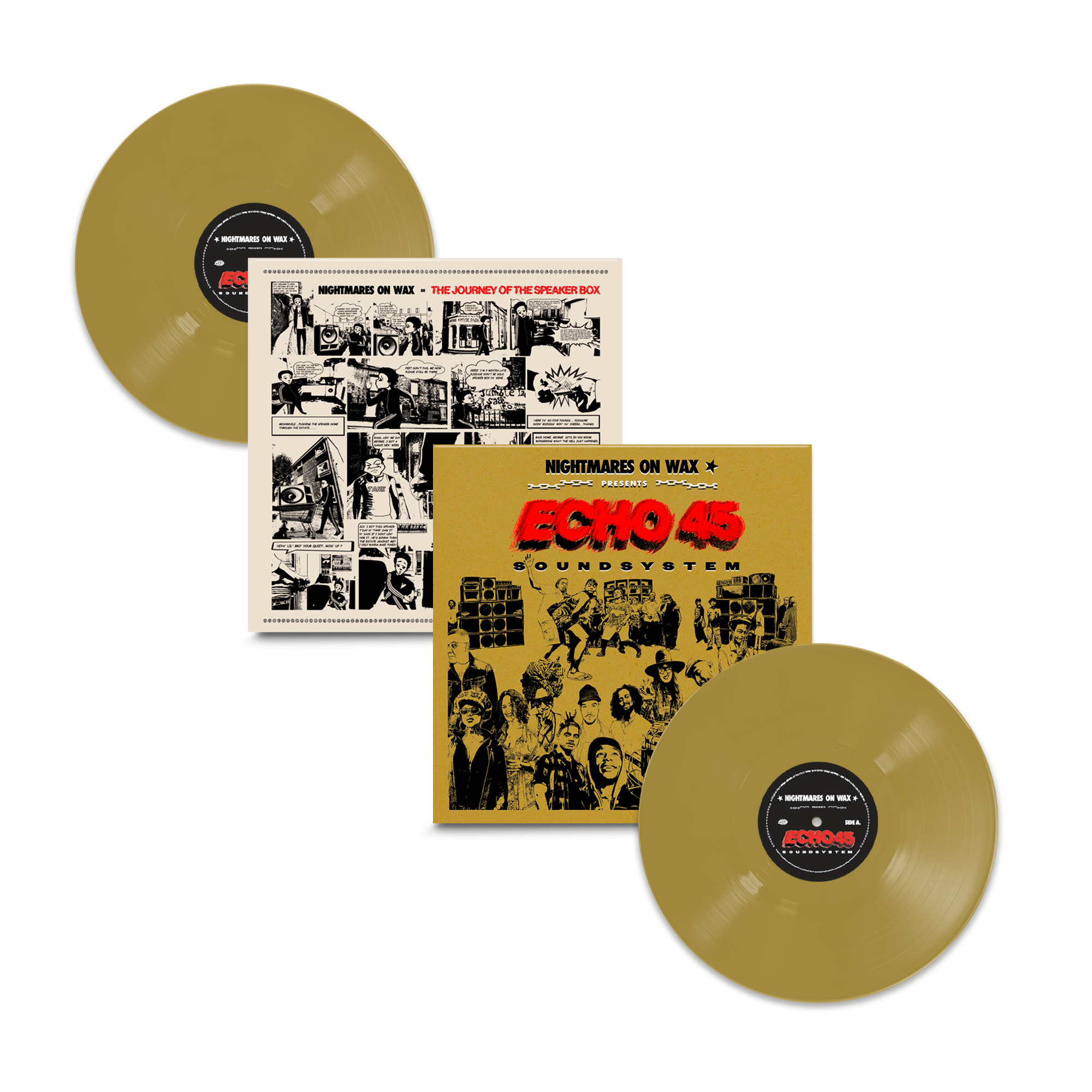 Echo45 Sound System. Vinyl - 2×LP, Limited Coloured - Gold vinyl