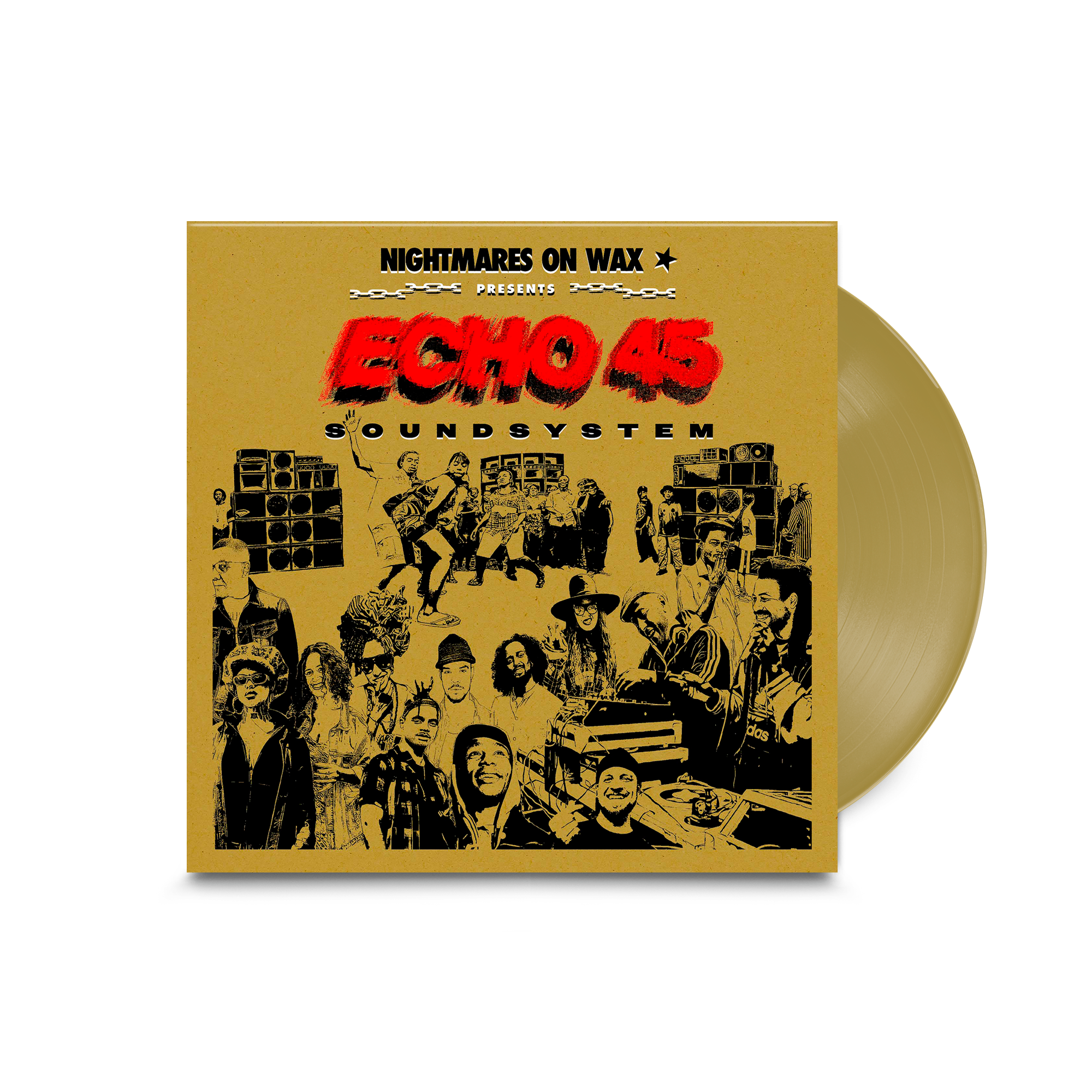 Echo45 Sound System. Vinyl - 2×LP, Limited Coloured - Gold vinyl