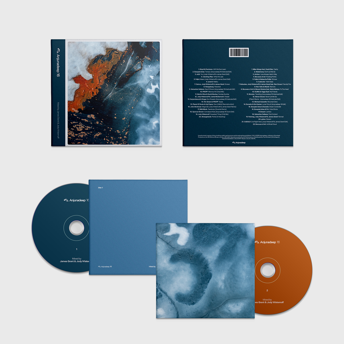 Anjunadeep 16 by James Grant & Jody Wisternoff | Releases | Anjunadeep