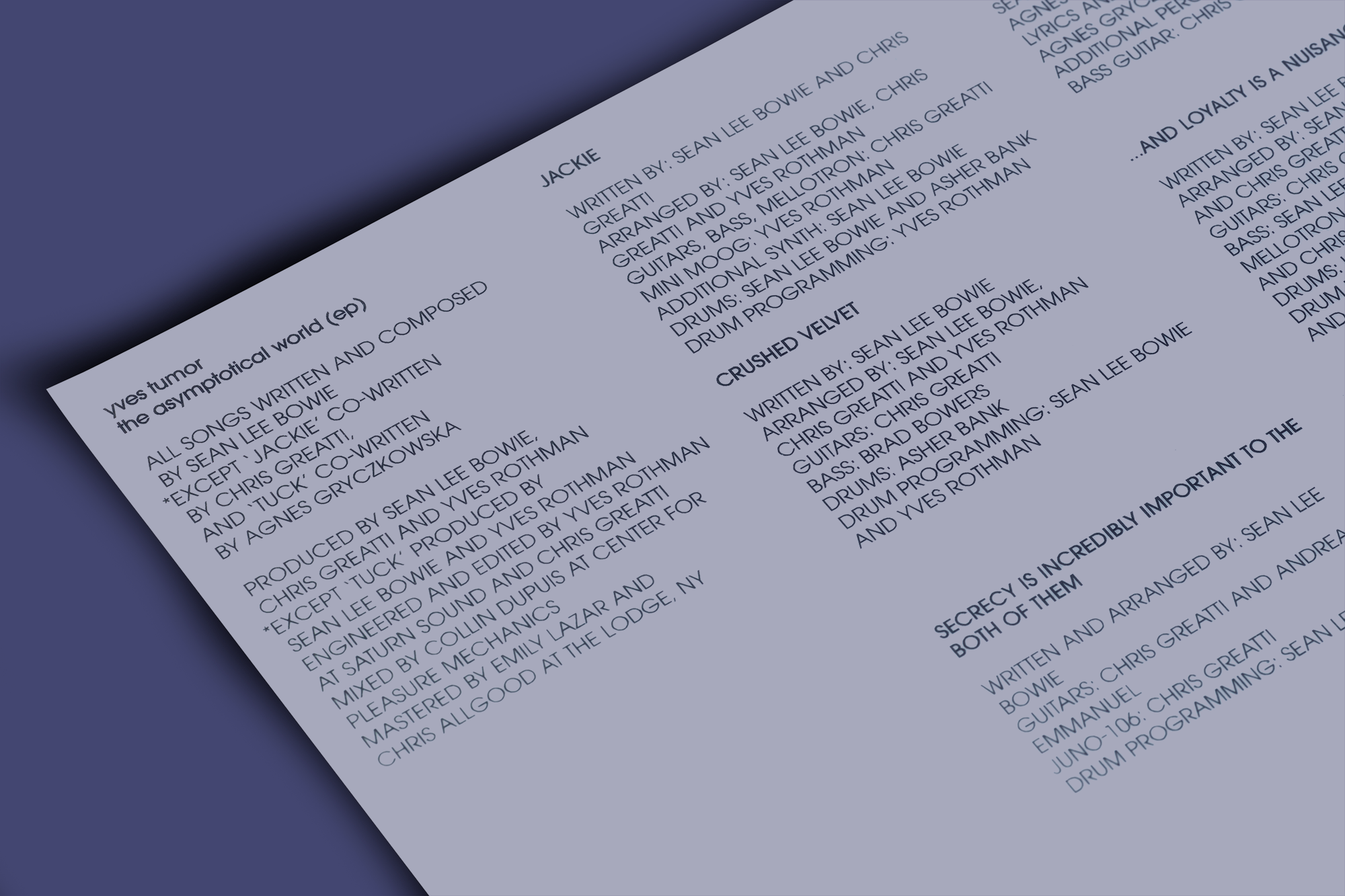 The Asymptotical World EP. Vinyl - Vinyl Box Set