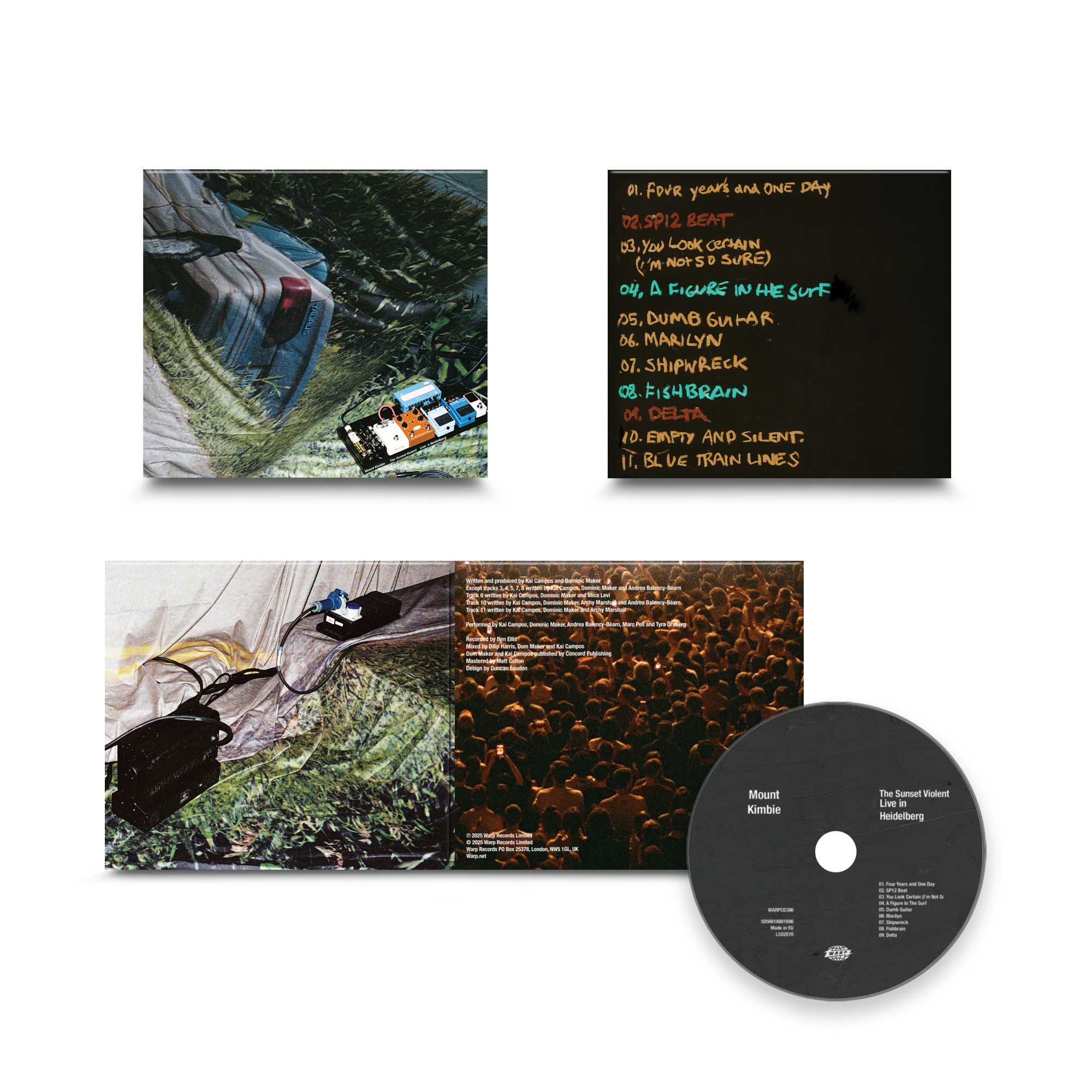 CD - The Sunset Violent (Live in Heidelberg) by Mount Kimbie