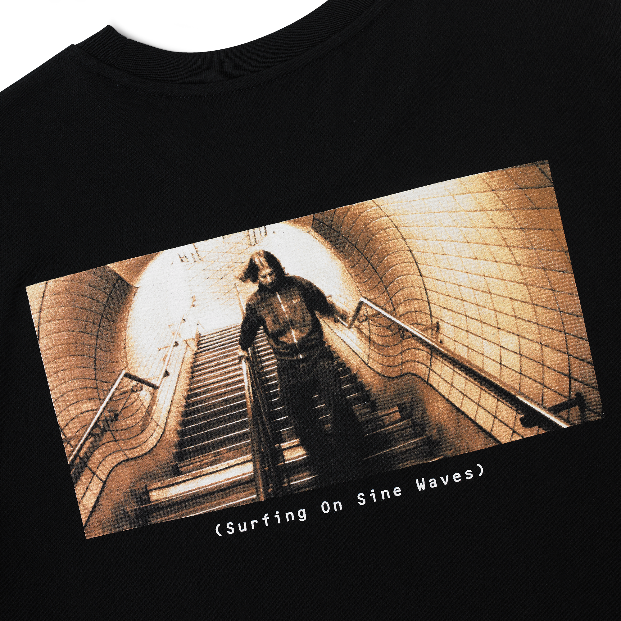 T-Shirt, S - Polygon Window T-Shirt - Black by Polygon Window