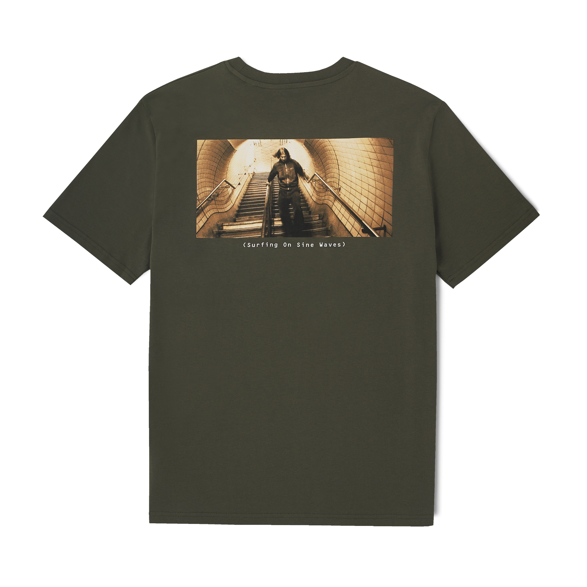 Polygon Window T-Shirt - Khaki by Polygon Window - Merch - WARP