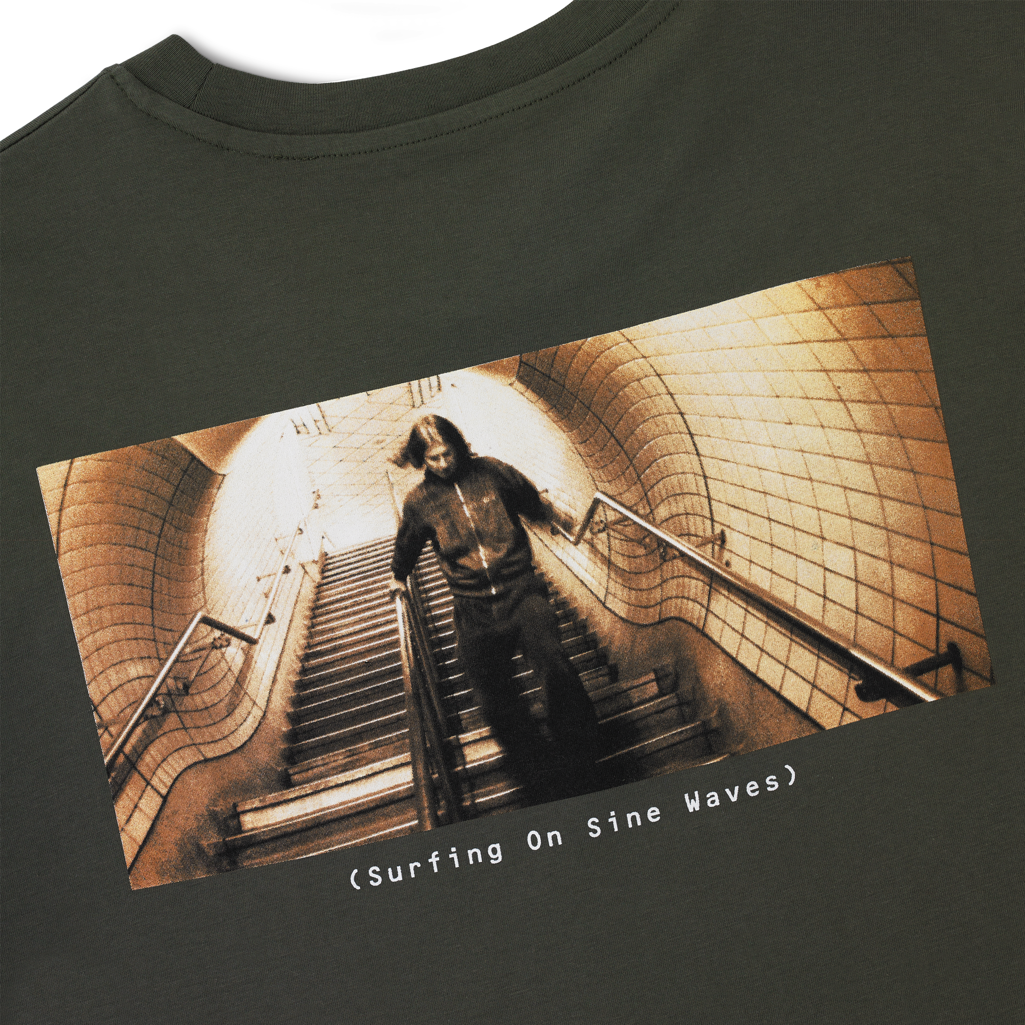 Polygon Window T-Shirt - Khaki by Polygon Window - Merch - WARP