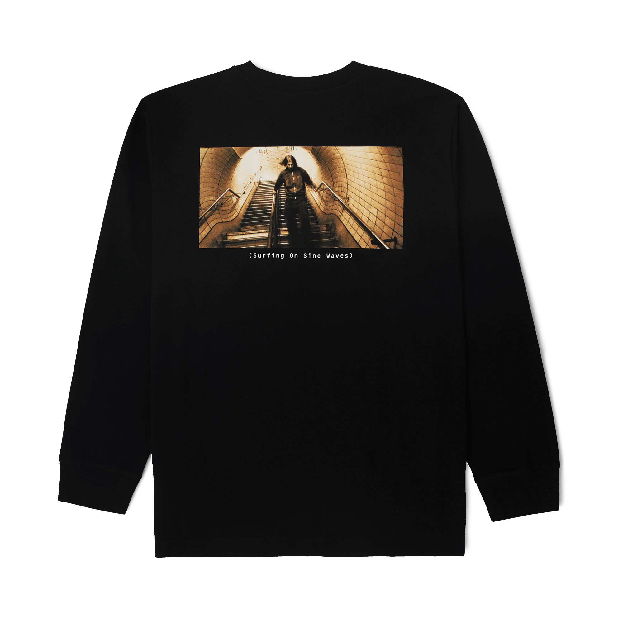 Polygon Window Long Sleeve T-Shirt - Black by Polygon Window