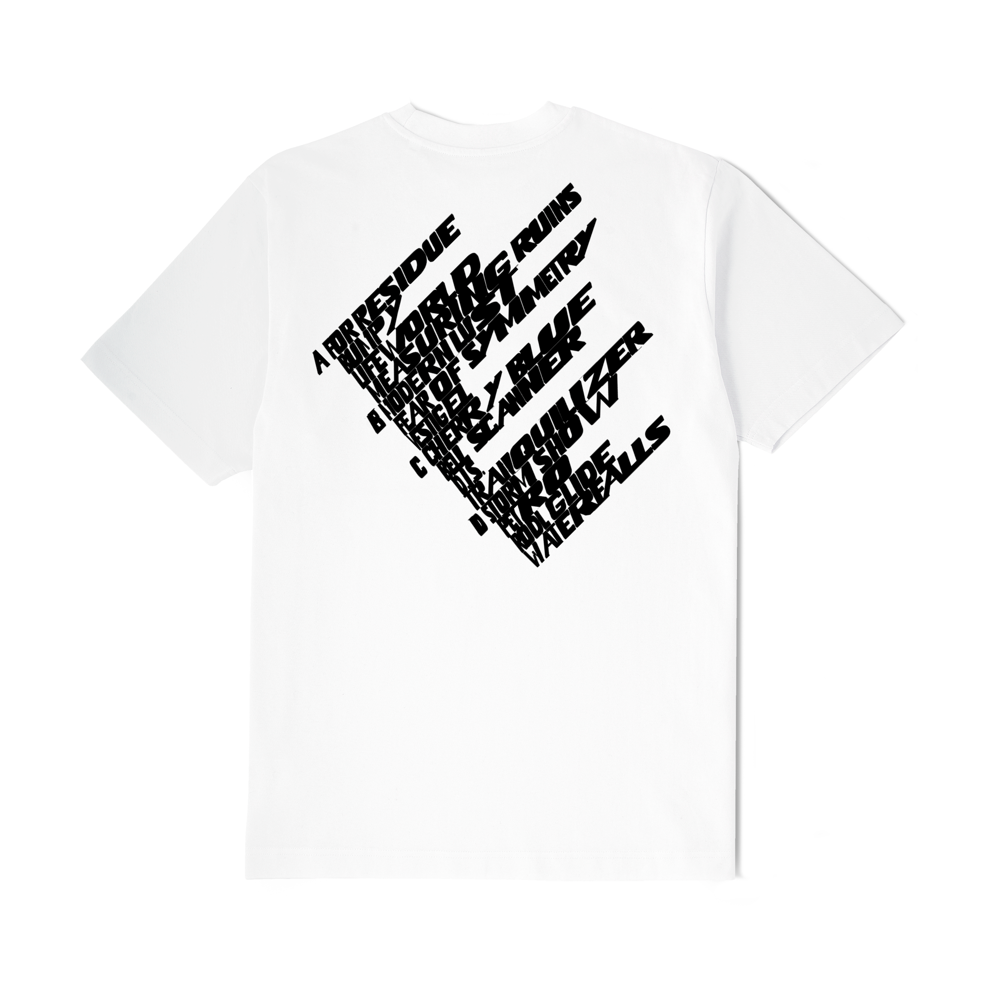 T-Shirt, XS - Tranquilizer Double Sided T-Shirt - White by