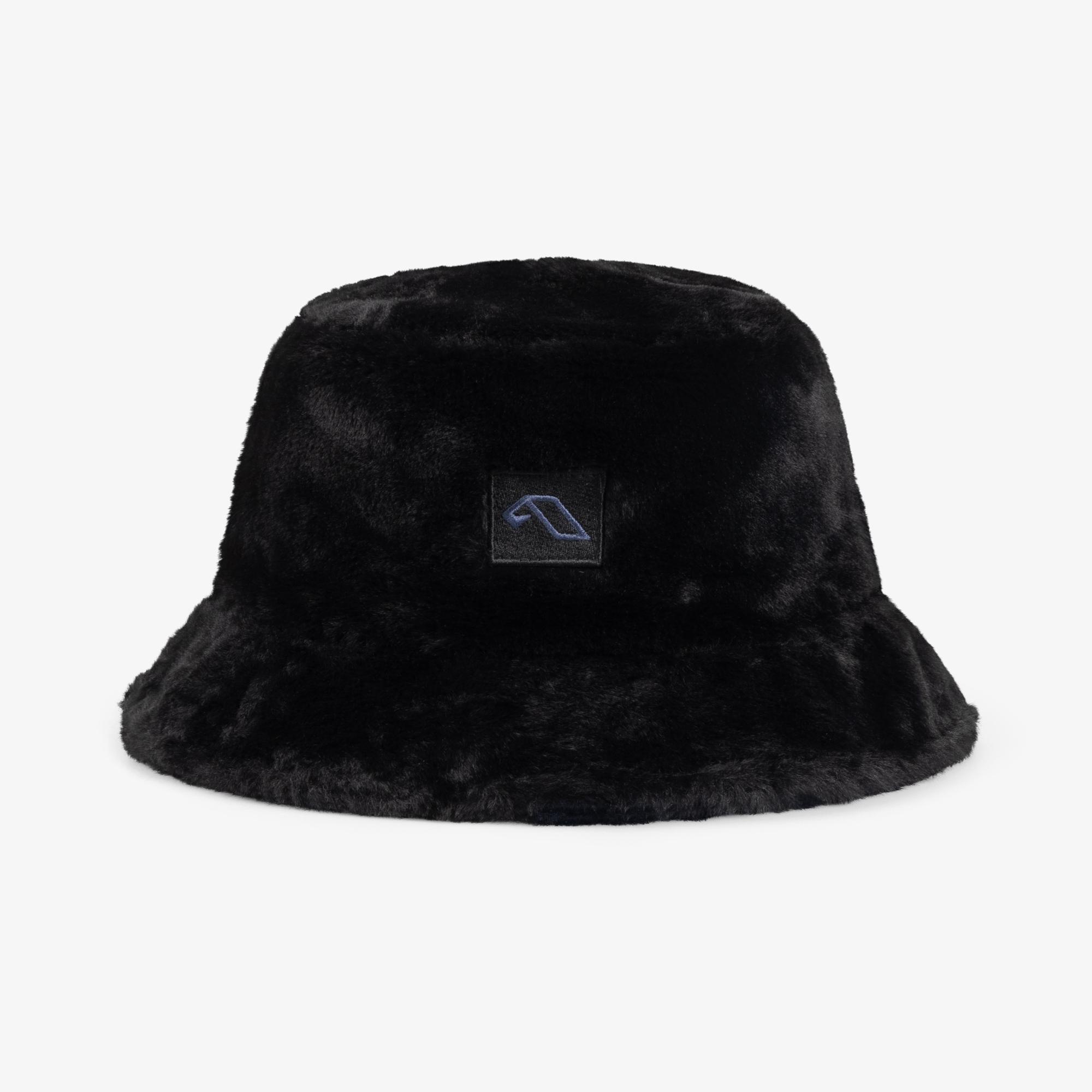 Anjuna Reversible Fluffy Bucket Hat / Black & Blue