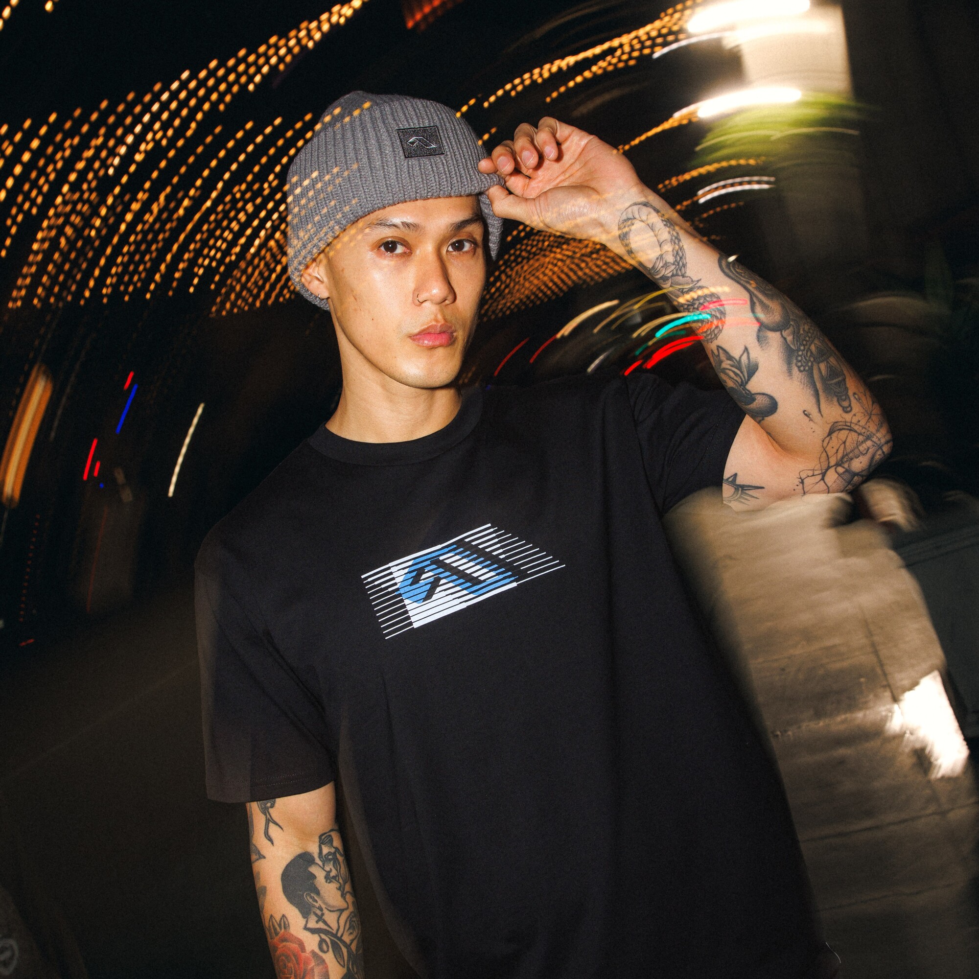 Anjuna Movement Graphic T-shirt / Black