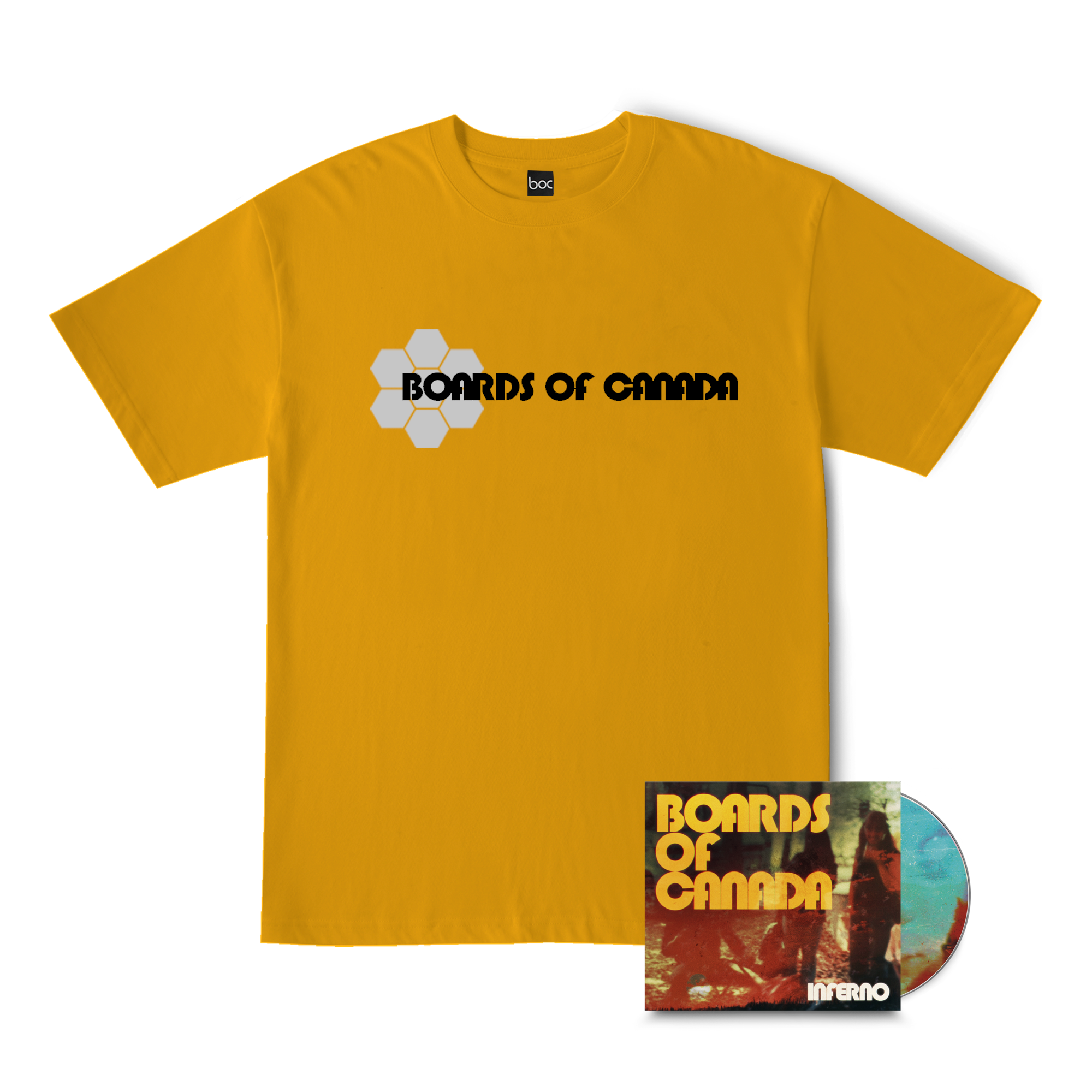 Boards Of  Inferno ノベルティ Inferno T-Shirt Bundles by Boards of Canada - Merch - WARP