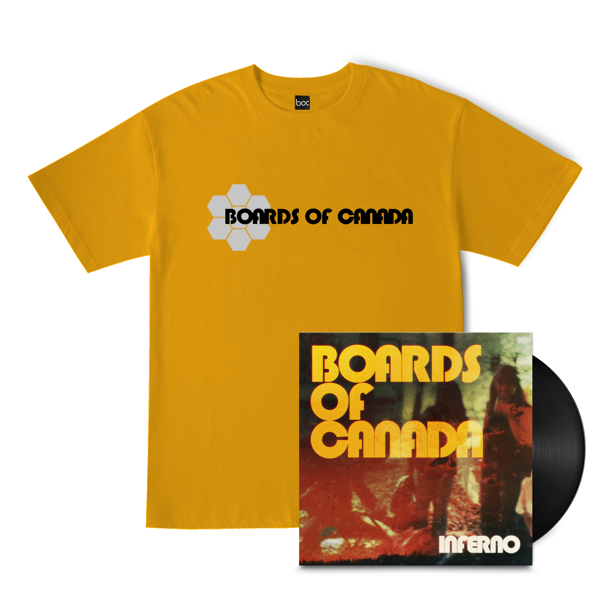 Boards Of  Inferno ノベルティ Inferno T-Shirt Bundles by Boards of Canada - Merch - WARP