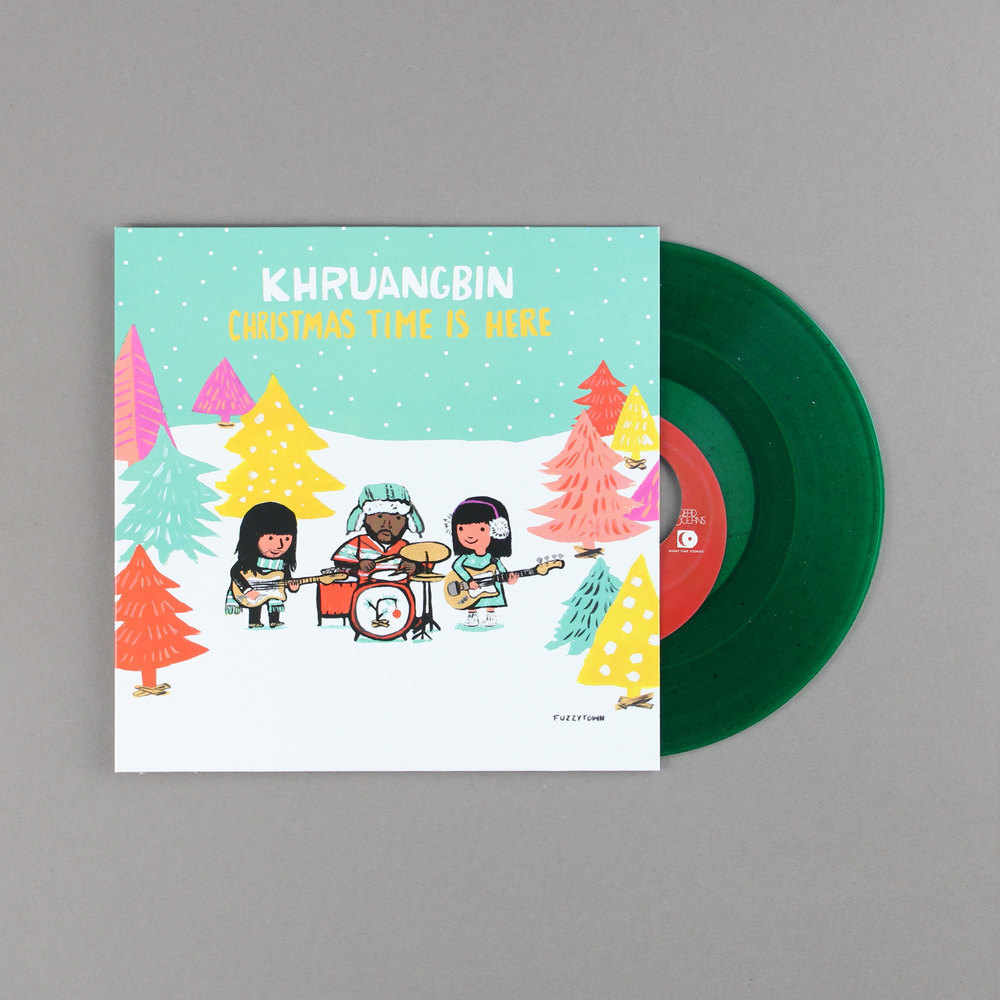 Khruangbin - Christmas Time Is Here 7インチ Khruangbin – Christmas Time Is Here – Vinyl (Red Translucent