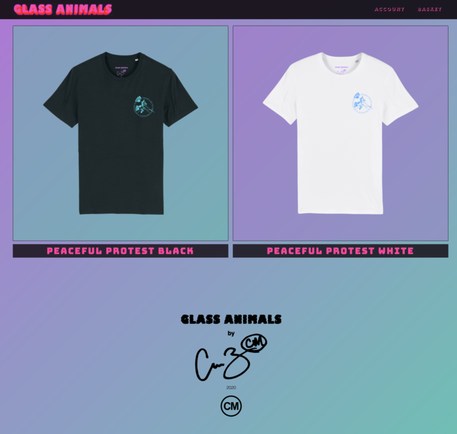 Glass Animals Fundraiser