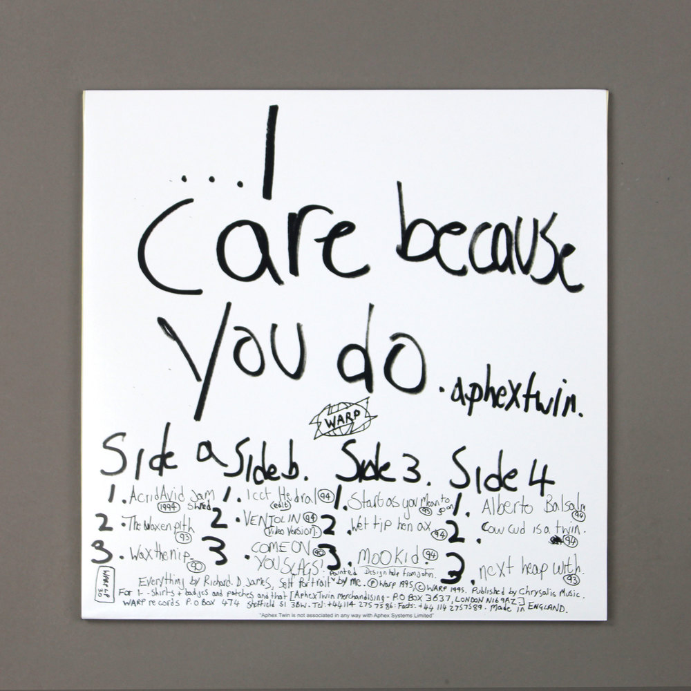 Aphex Twin ...I Care Because You Do レコード I Care Because You Do by Aphex Twin - Releases - WARP