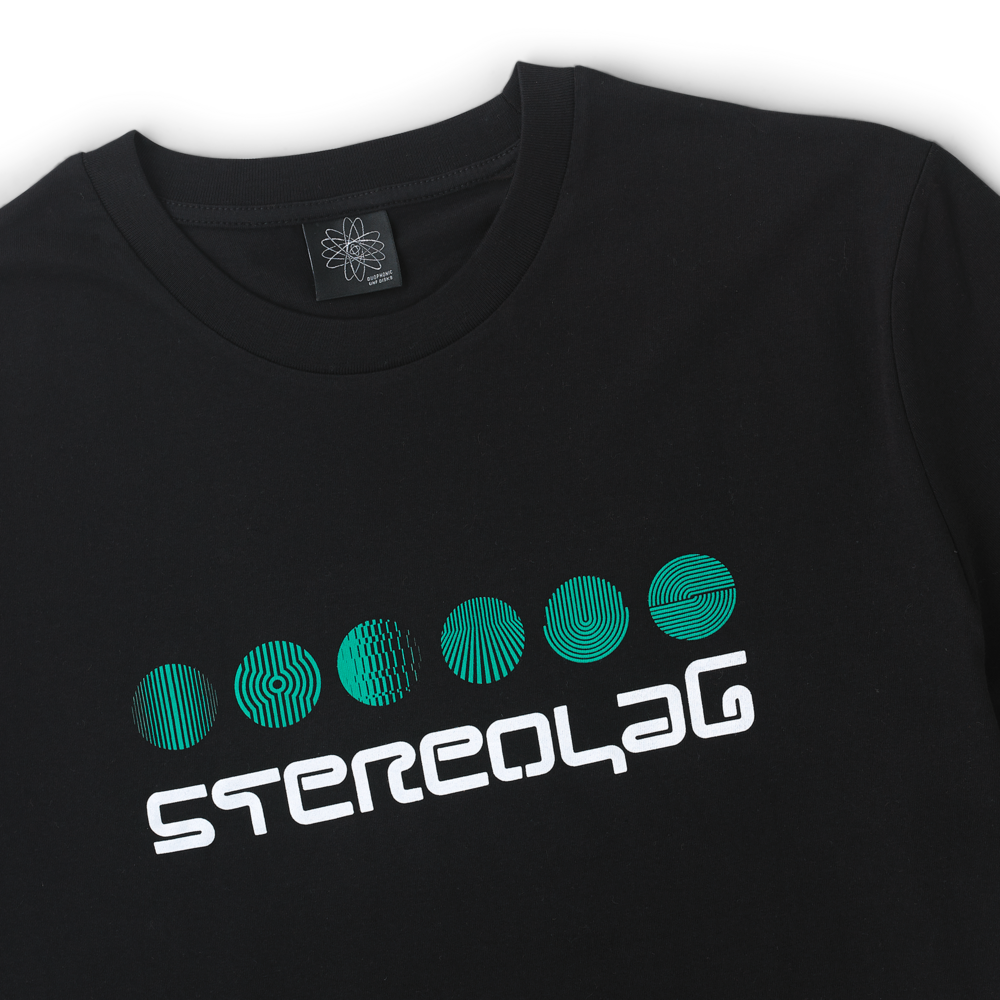 Stereolab - Dots and Loops T-Shirt - Black. Bleep.