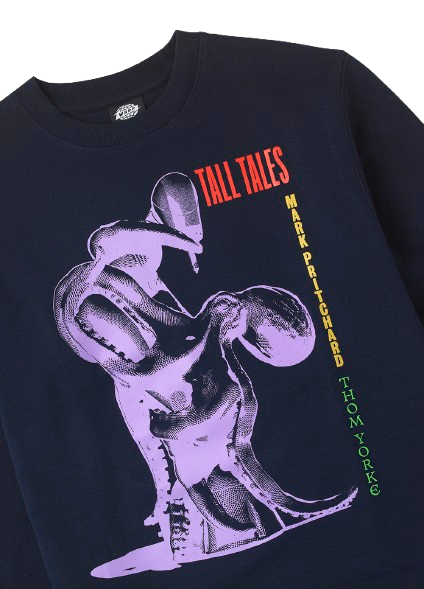 Sweatshirt, S - Tall Tales Octopus Logo Sweatshirt - Navy by Mark