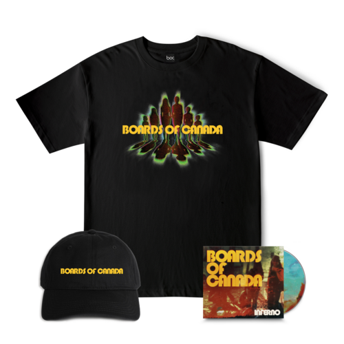 Inferno T-Shirt + Cap Bundles by Boards of Canada - Releases - WARP