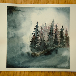 ionnalee; watercolour