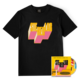 Instant Holograms On Metal Film Logo T-shirt - Black Bundles. Bundle - CD + T-shirt