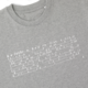Autechre Quaristice T-shirt - Heather Grey. T-Shirt