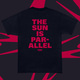 Black Unisex T Shirt - rear