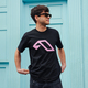 Anjuna Classic T-shirt / Black & Pink