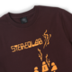 Cobra and Phases Play Voltage in the Milky Night T-Shirt - Red Brown