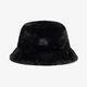 Anjuna Reversible Fluffy Bucket Hat / Black & Blue