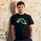 Anjuna Classic T-shirt / Black & Teal