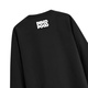 Power Stems Crew Neck Black Sweatshirt