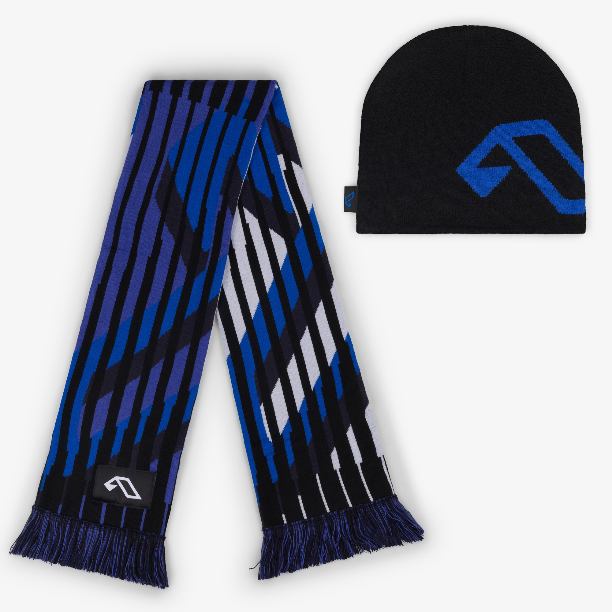Anjuna Movement Skull Cap Beanie / Black & Blue