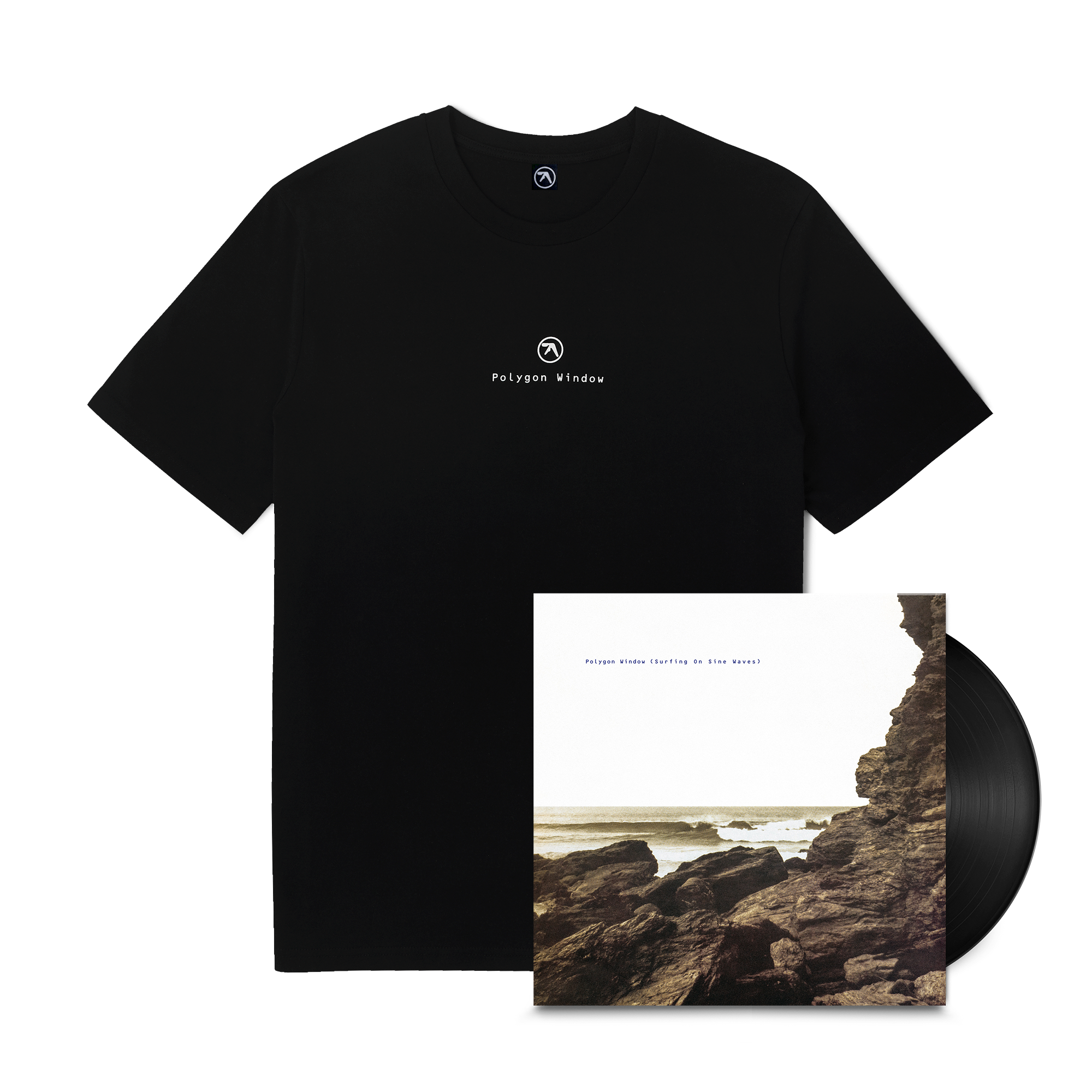 Polygon Window Vinyl + Black T-Shirt