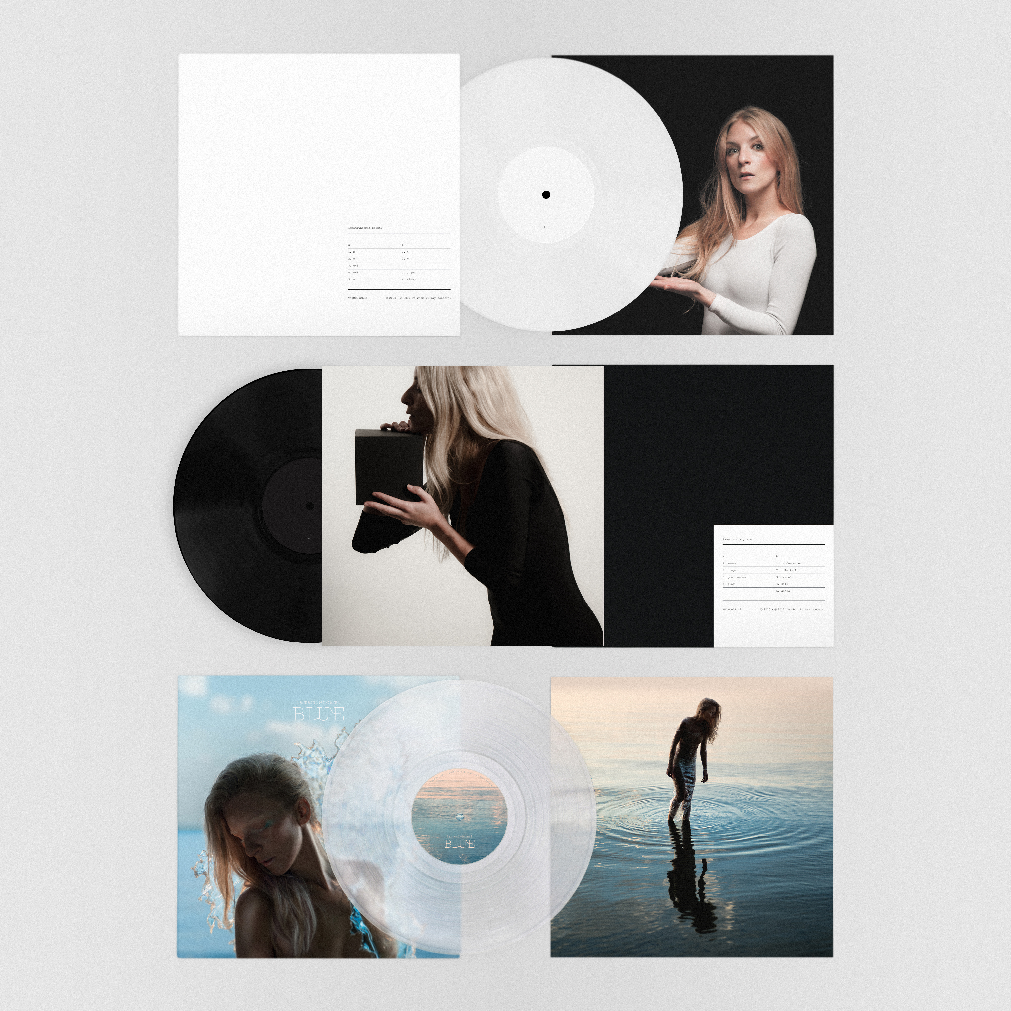 iamamiwhoami; LP collection