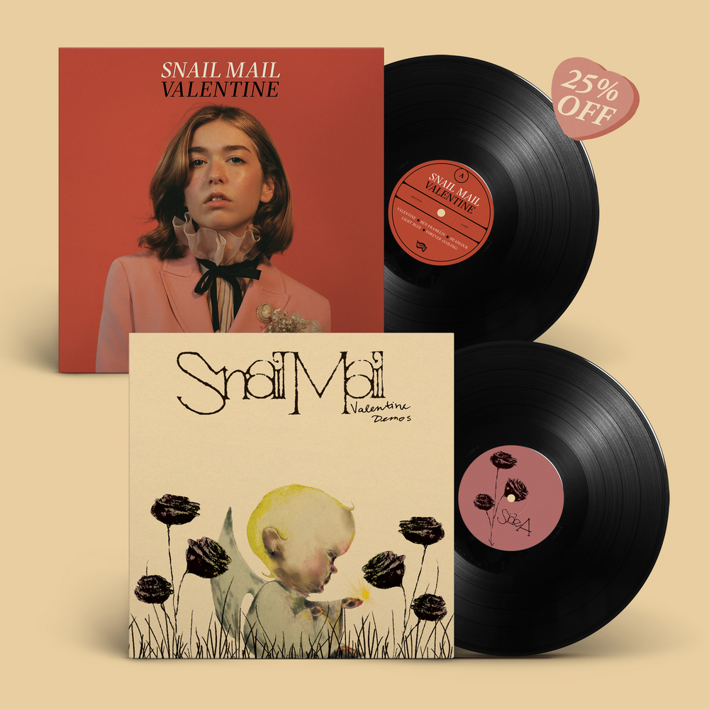 Snail Mail Valentine レコード限定カラー　ポスター付 Snail Mail - Valentine (Demos). Bundle - Demo LP + Valentine LP