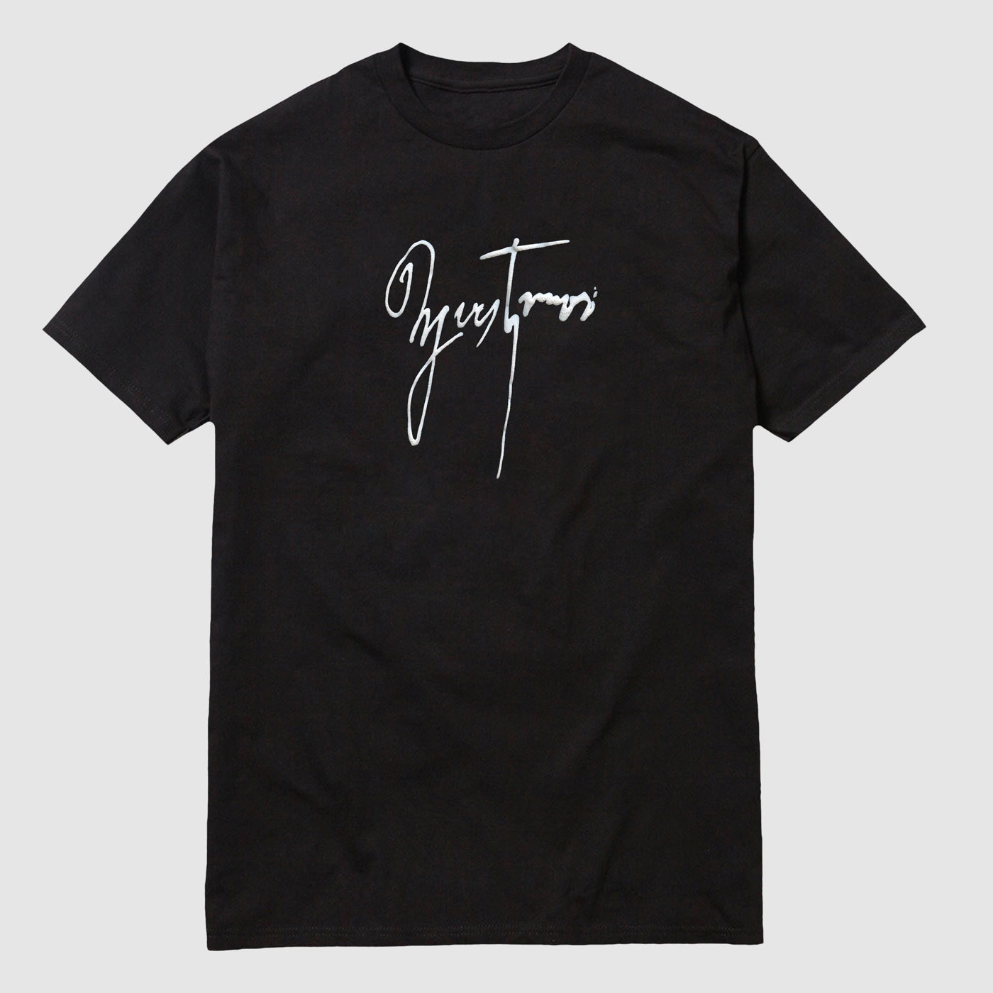 Yves Tumor Logo White on Black T