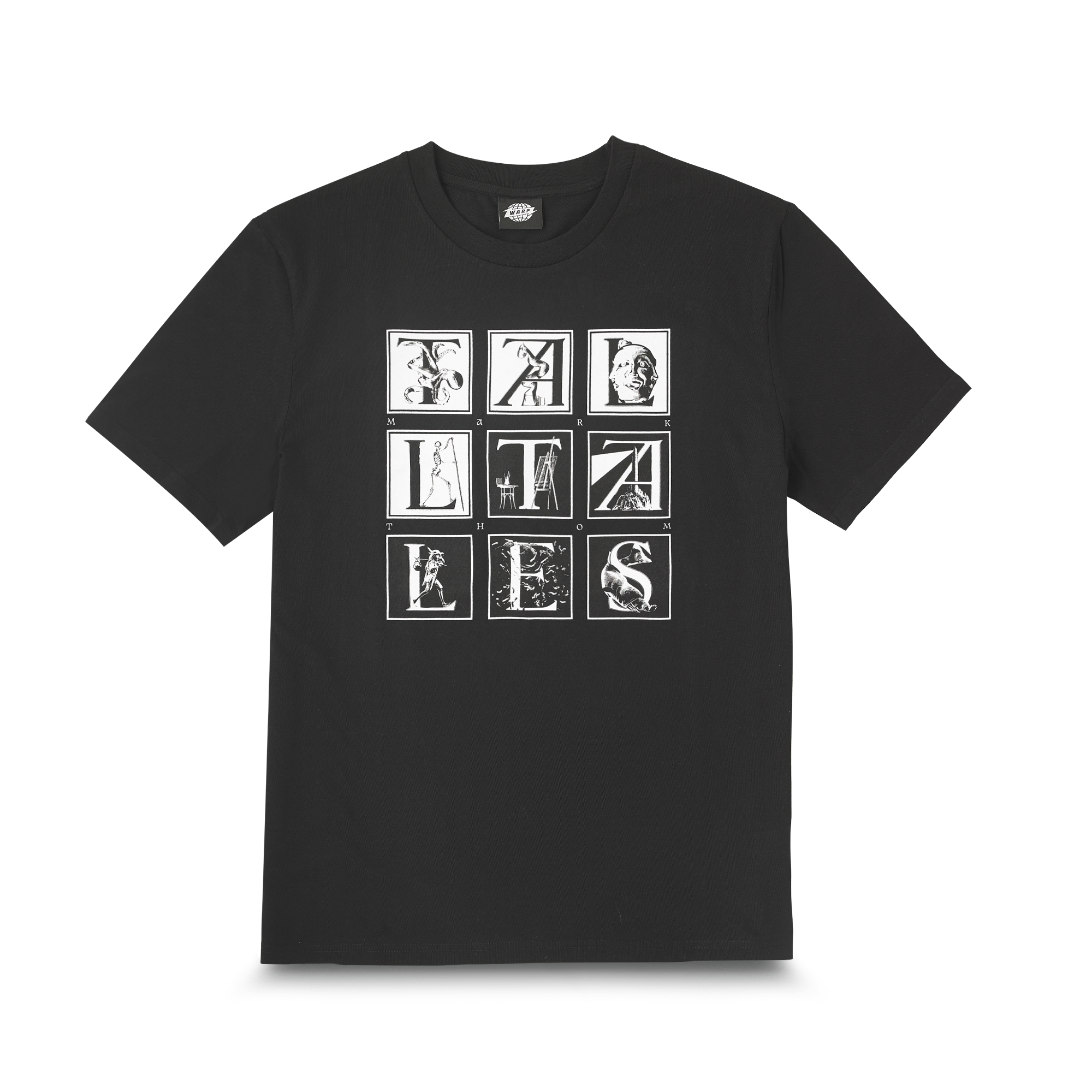 Tall Tales Drop Caps T-shirt - Black