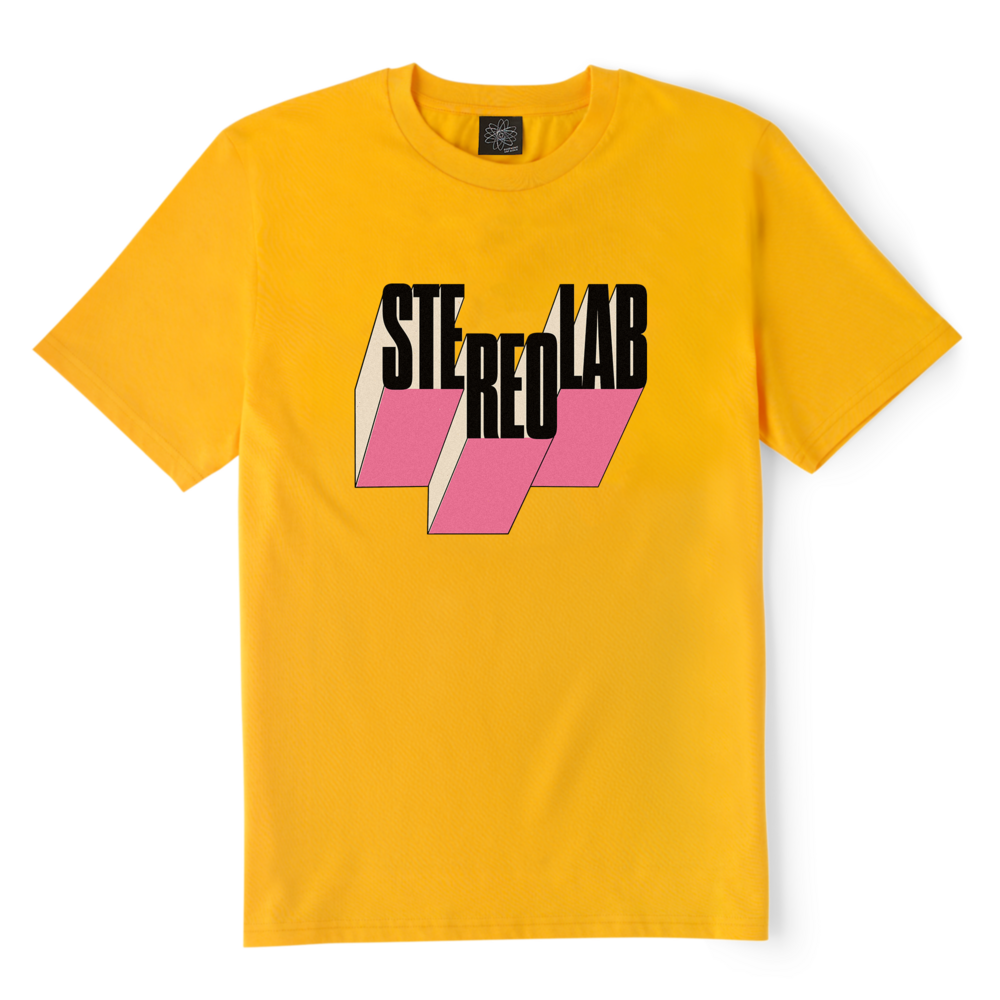 Stereolab Instant Holograms Logo T-shirt - Spectra Yellow
