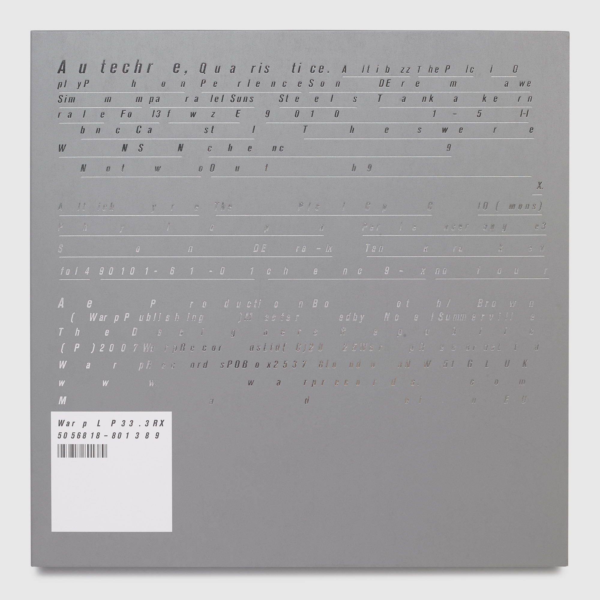 Quaristice (4LP Limited Edition)