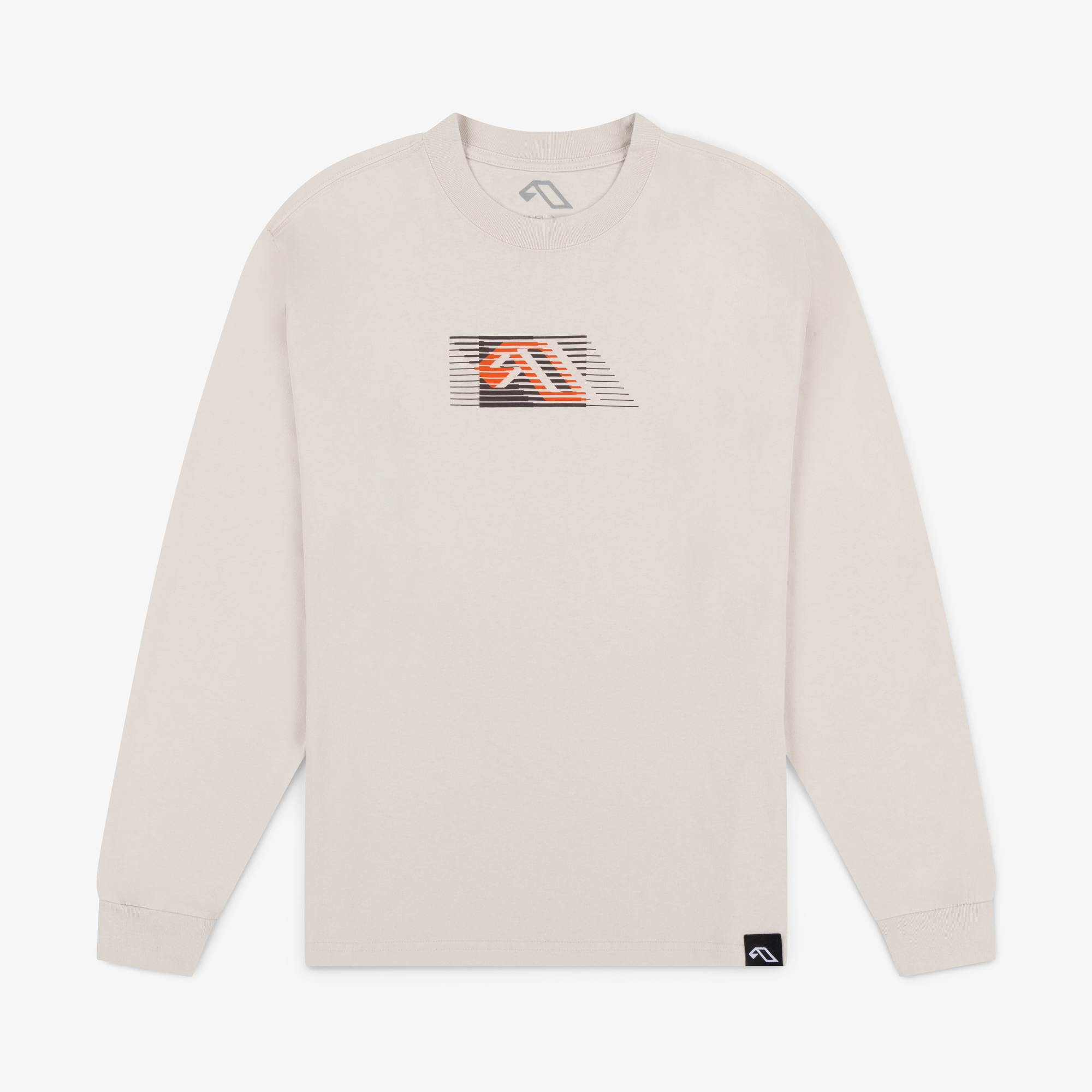 Anjuna Movement Graphic Long Sleeve T-shirt / Faded Bone