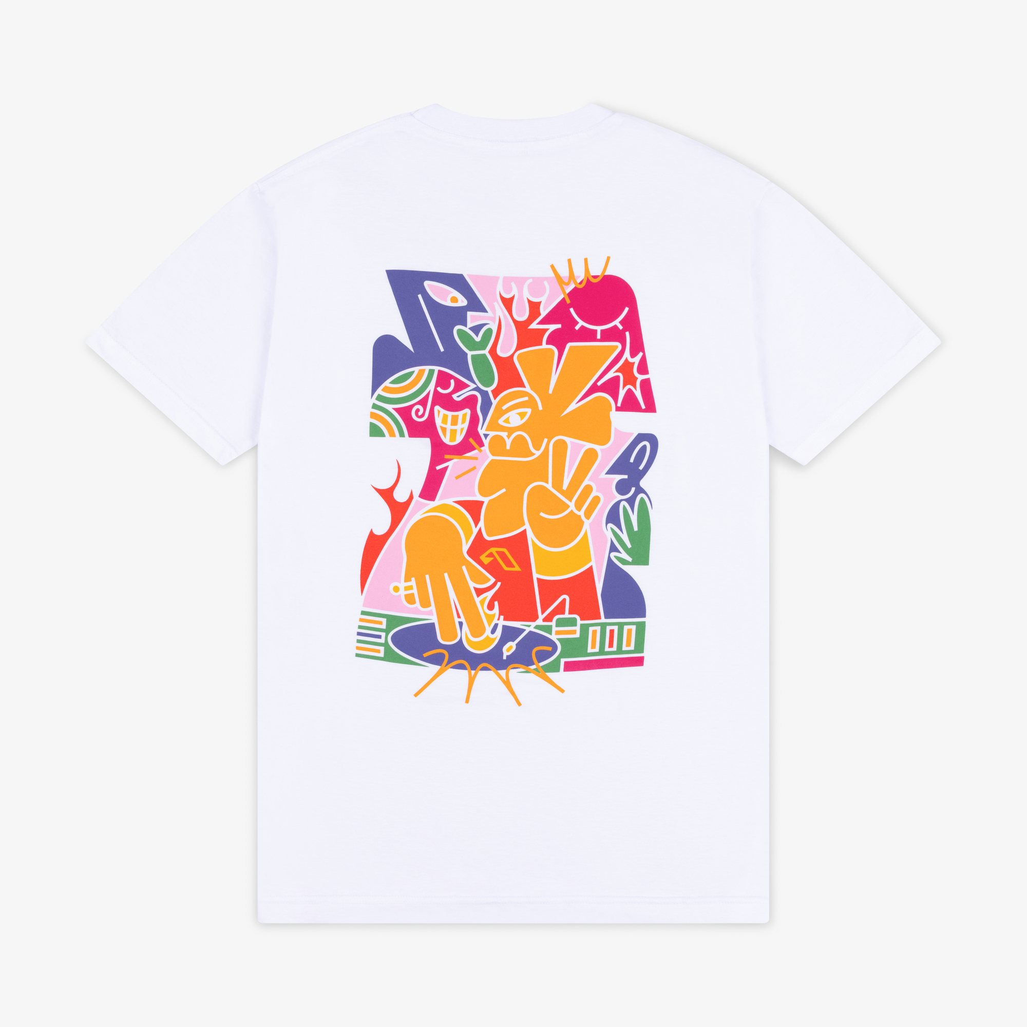 Anjunadeep x Yay Abe Tee 2026 / White