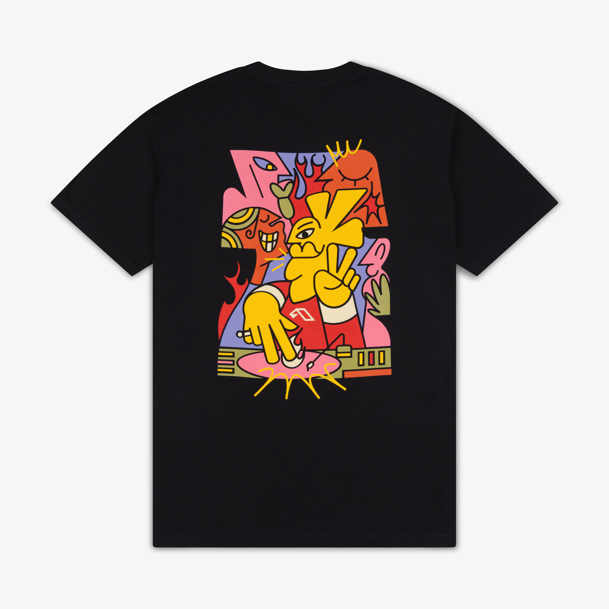 Anjunadeep x Yay Abe Tee 2026 / Black