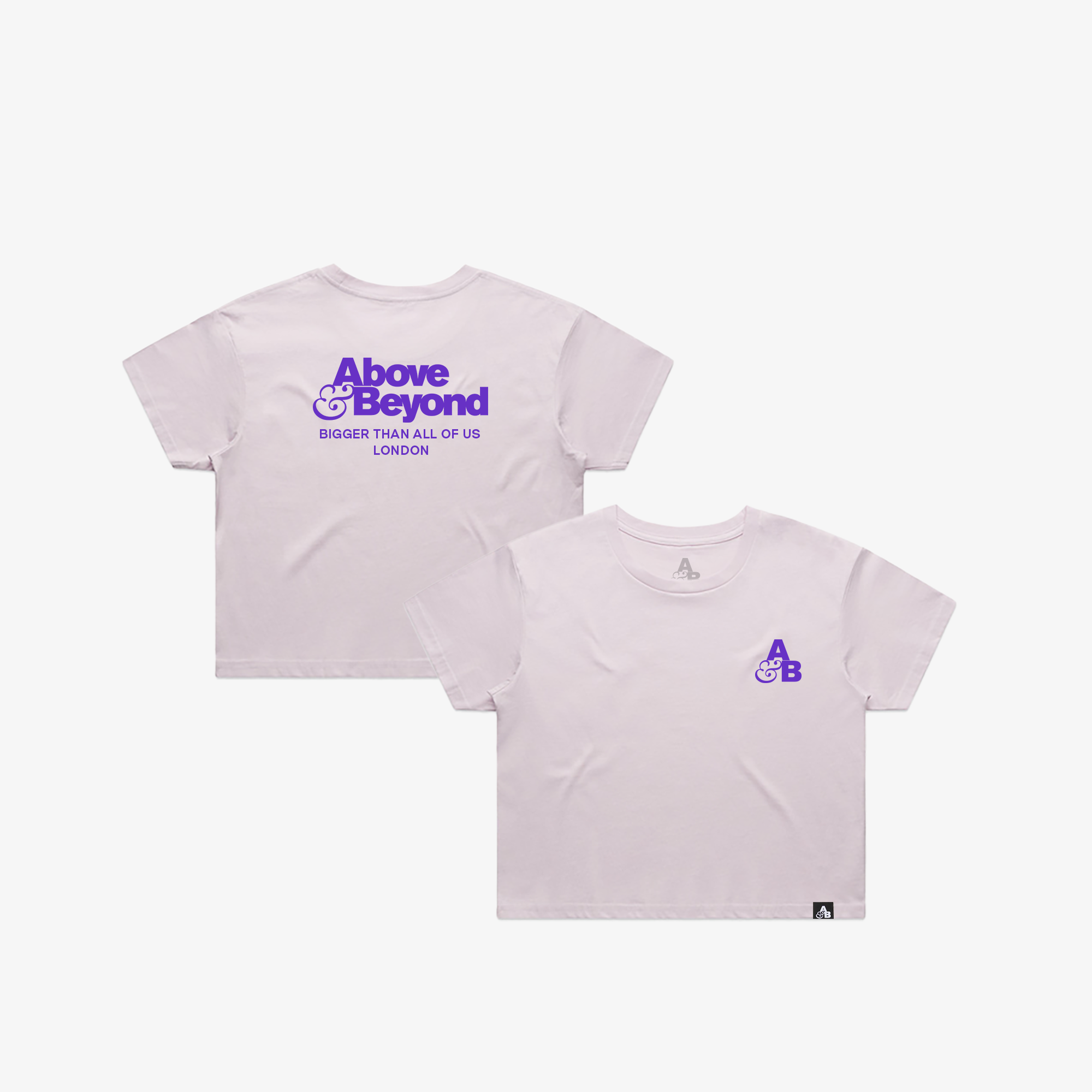 Above & Beyond Silverworks Island 2026 Crop Tee / Orchid