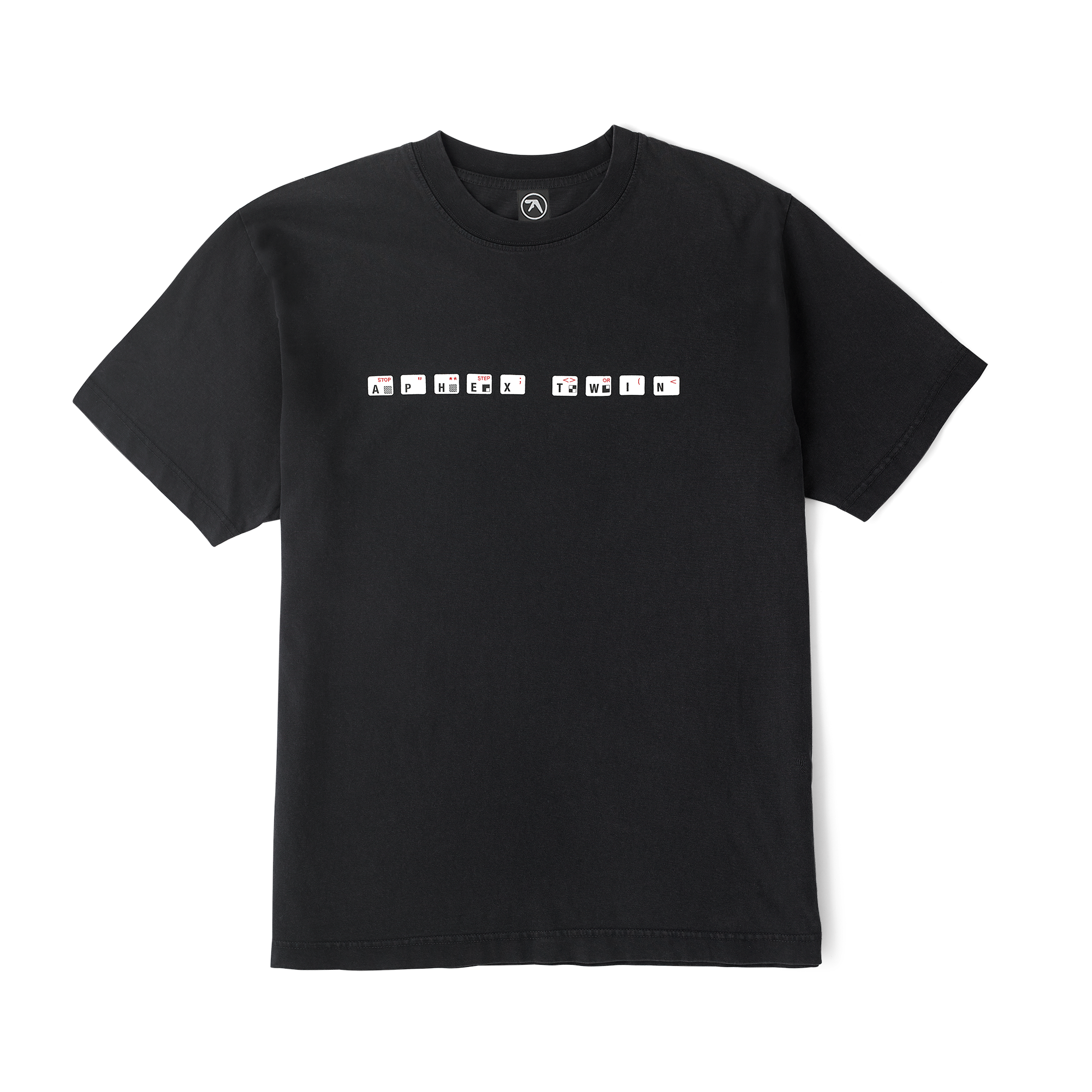 Drukqs Keyboard Heavyweight G. Dyed T-Shirt - Washed Black