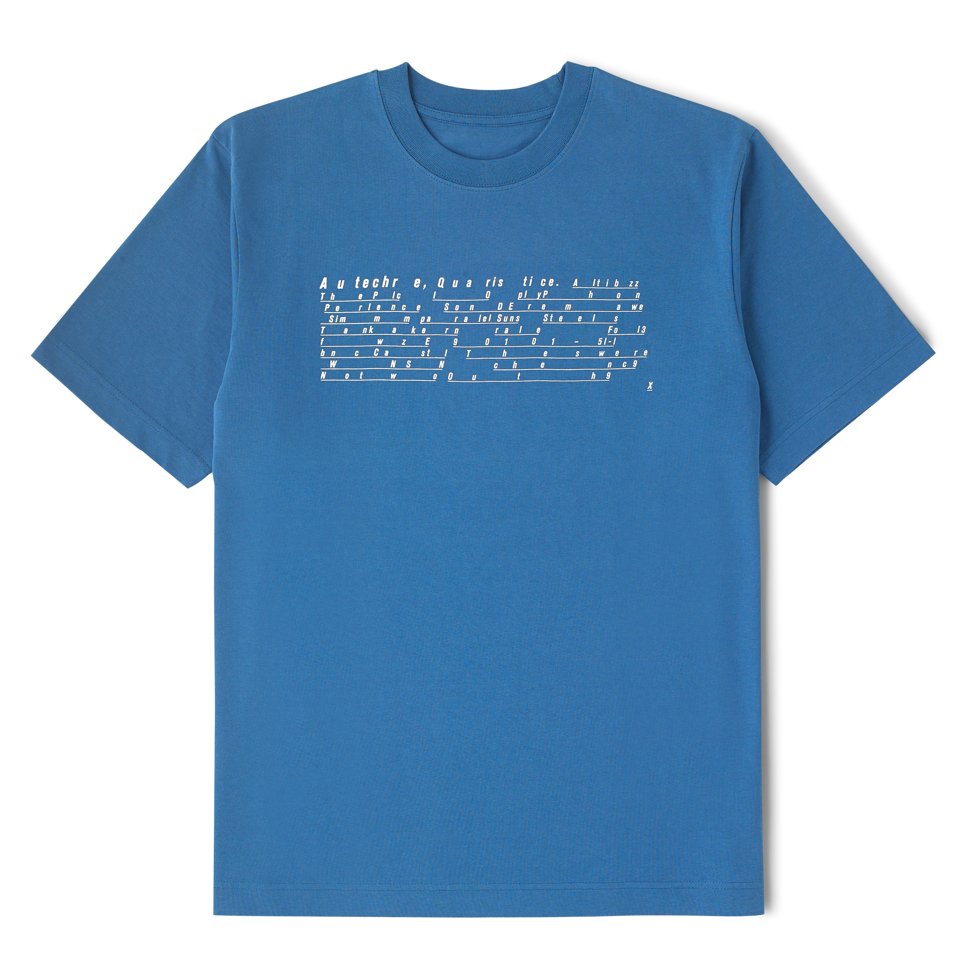Autechre Quaristice T-Shirt - Blue