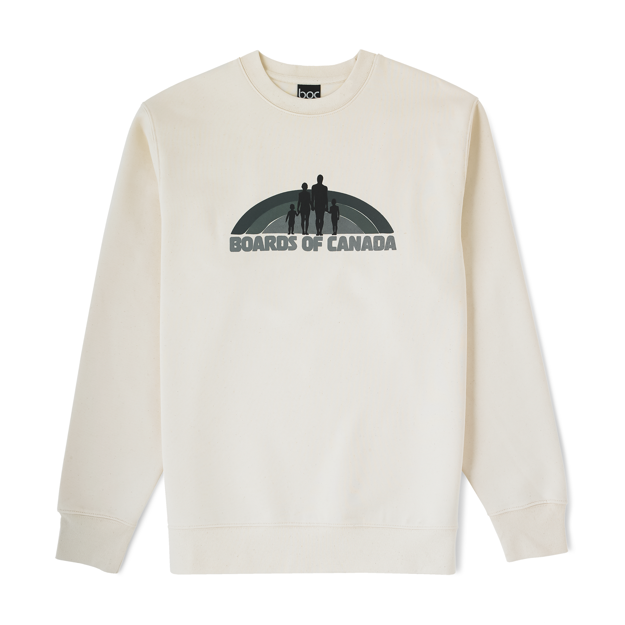 Nuclear Family Logo Sweatshirt - Natural Raw
