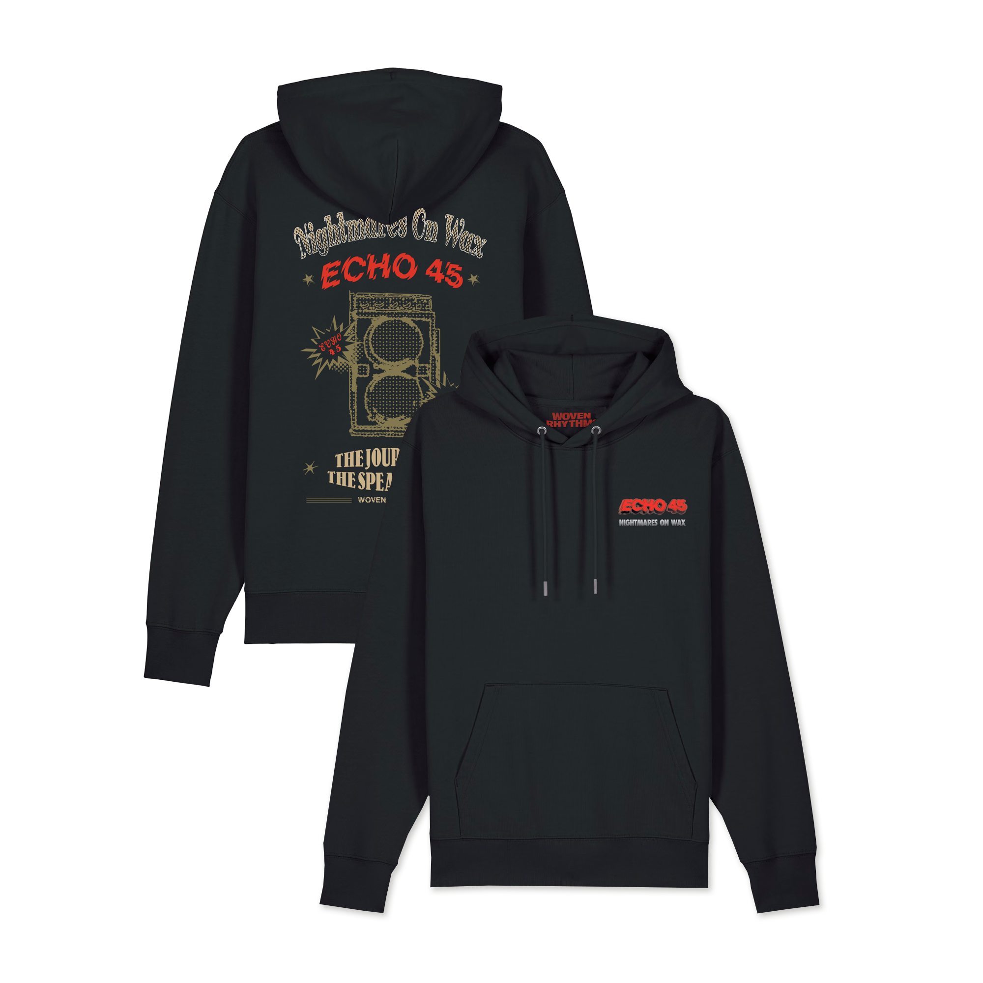 Nightmares on Wax Echo45 x Nicholas Daley Hoodie - Black