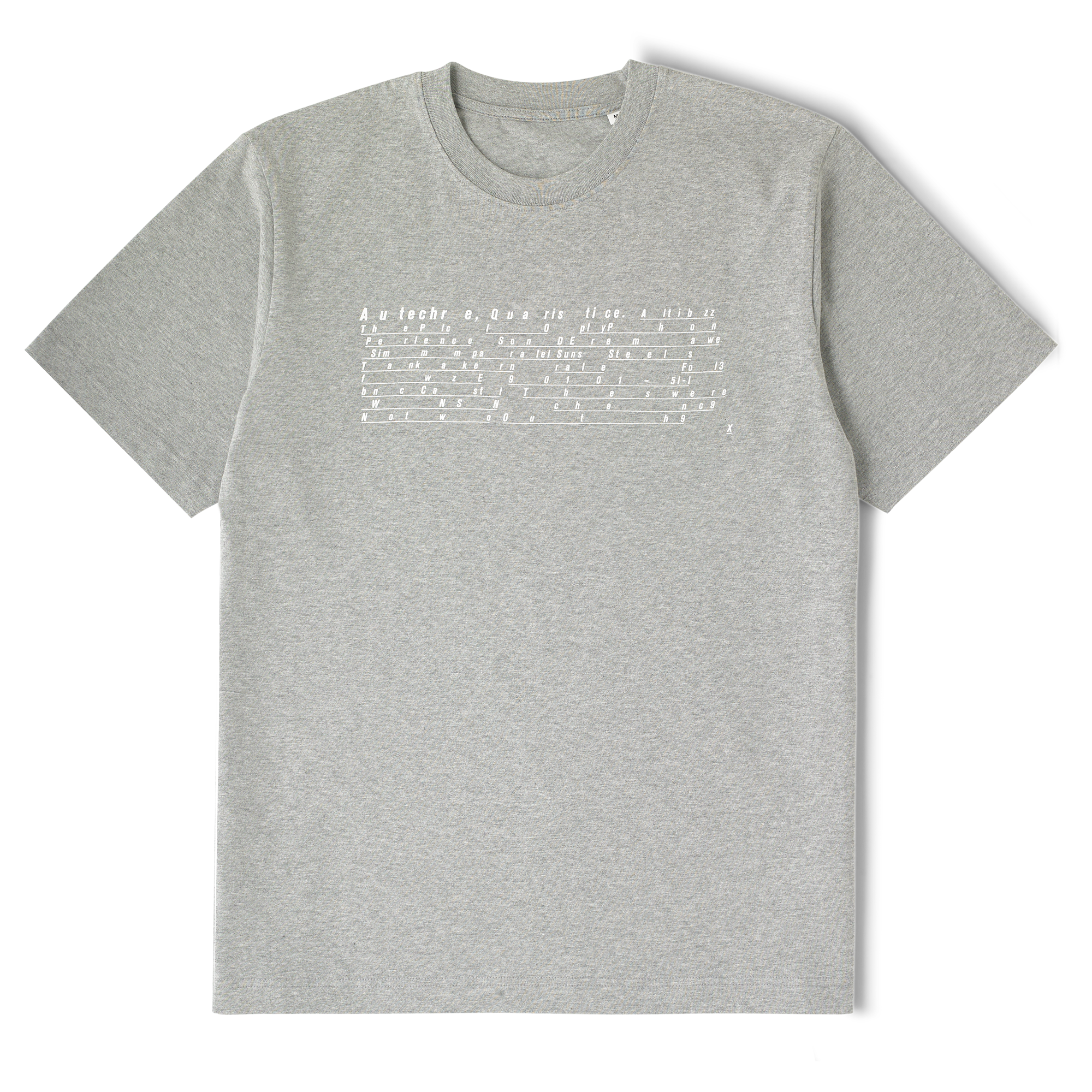 Autechre Quaristice T-Shirt - Heather Grey