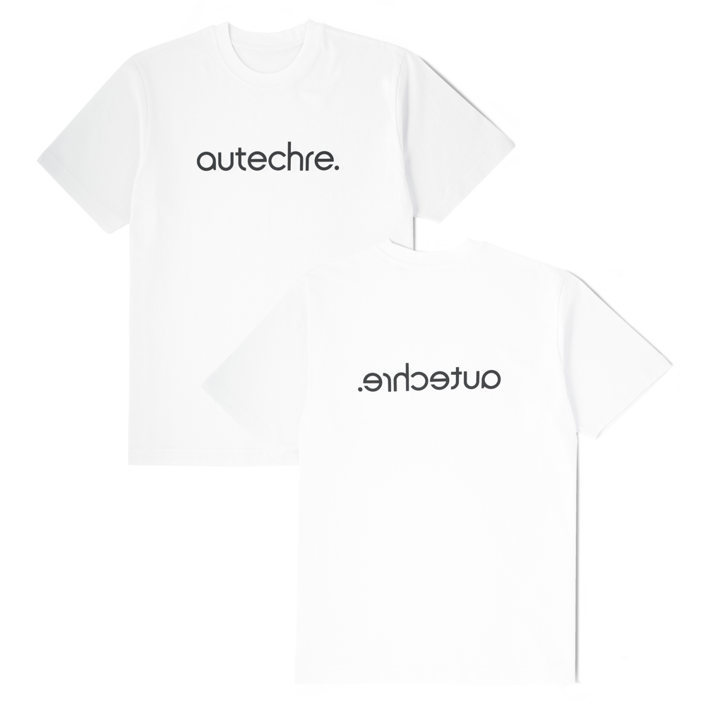 Autechre Double Sided Logo Tシャツ Autechre - Autechre Double Sided Logo T-Shirt - White. Bleep.